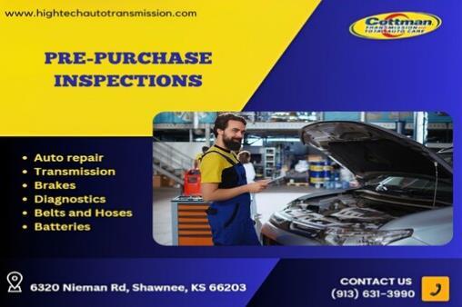 Pre-purchase inspections are available in Shawnee, KS